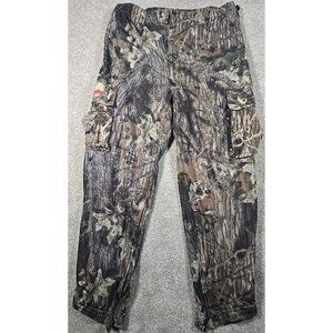 Scent Blocker Plus Camouflage Cargo Pants Lined Mossy Oak Adjustable Waist Men L